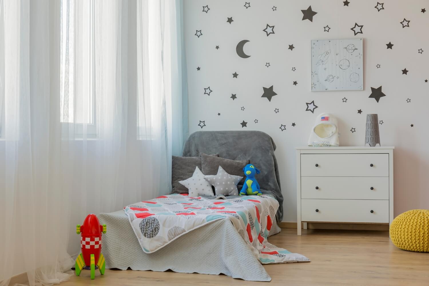 Outer space child bedroom ideas