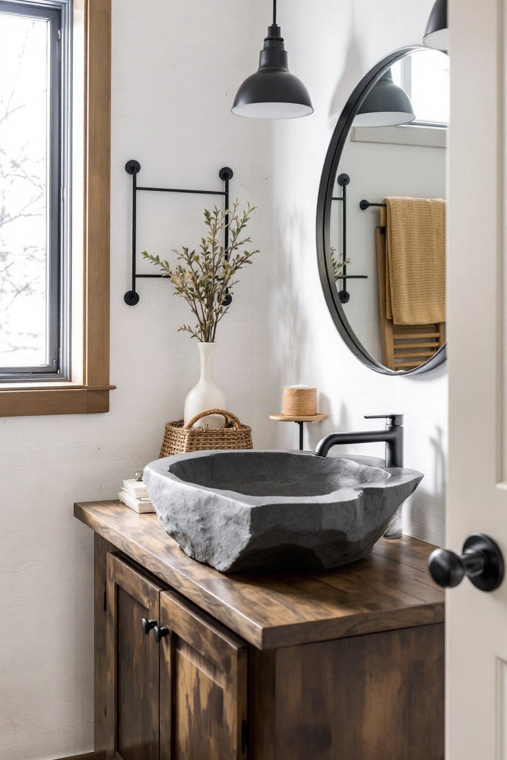 Grey Stone Sink