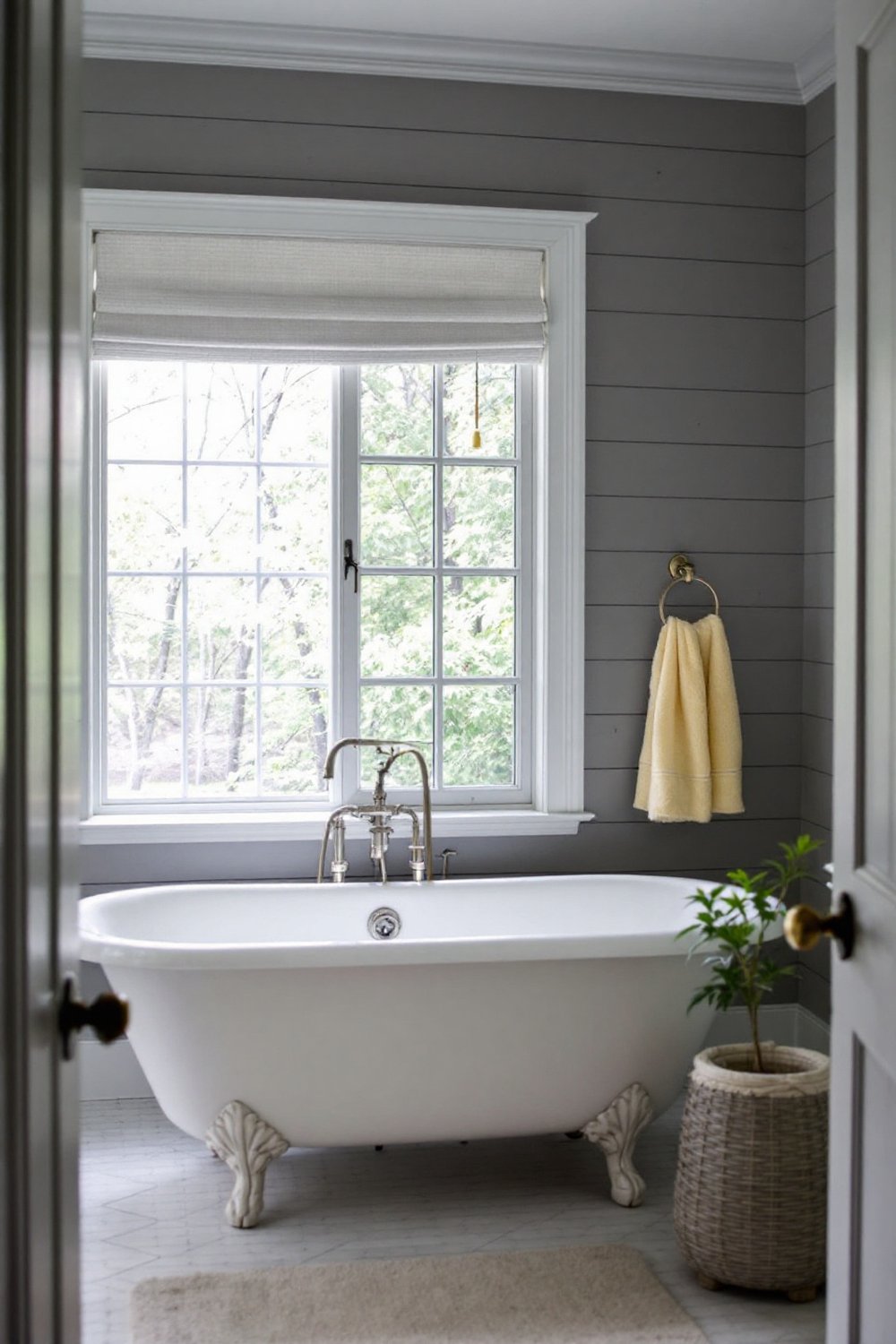 Grey Shiplap Walls