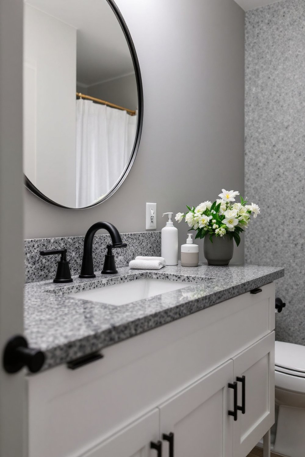 Grey Terrazzo Countertop